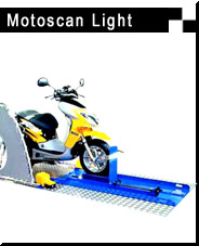 Bancos de potência dinamométricos e inerciais para motas motociclos - o Motoscan Light